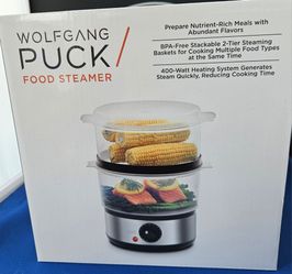 New WOLFGANG PUCK FOOD STEAMER
