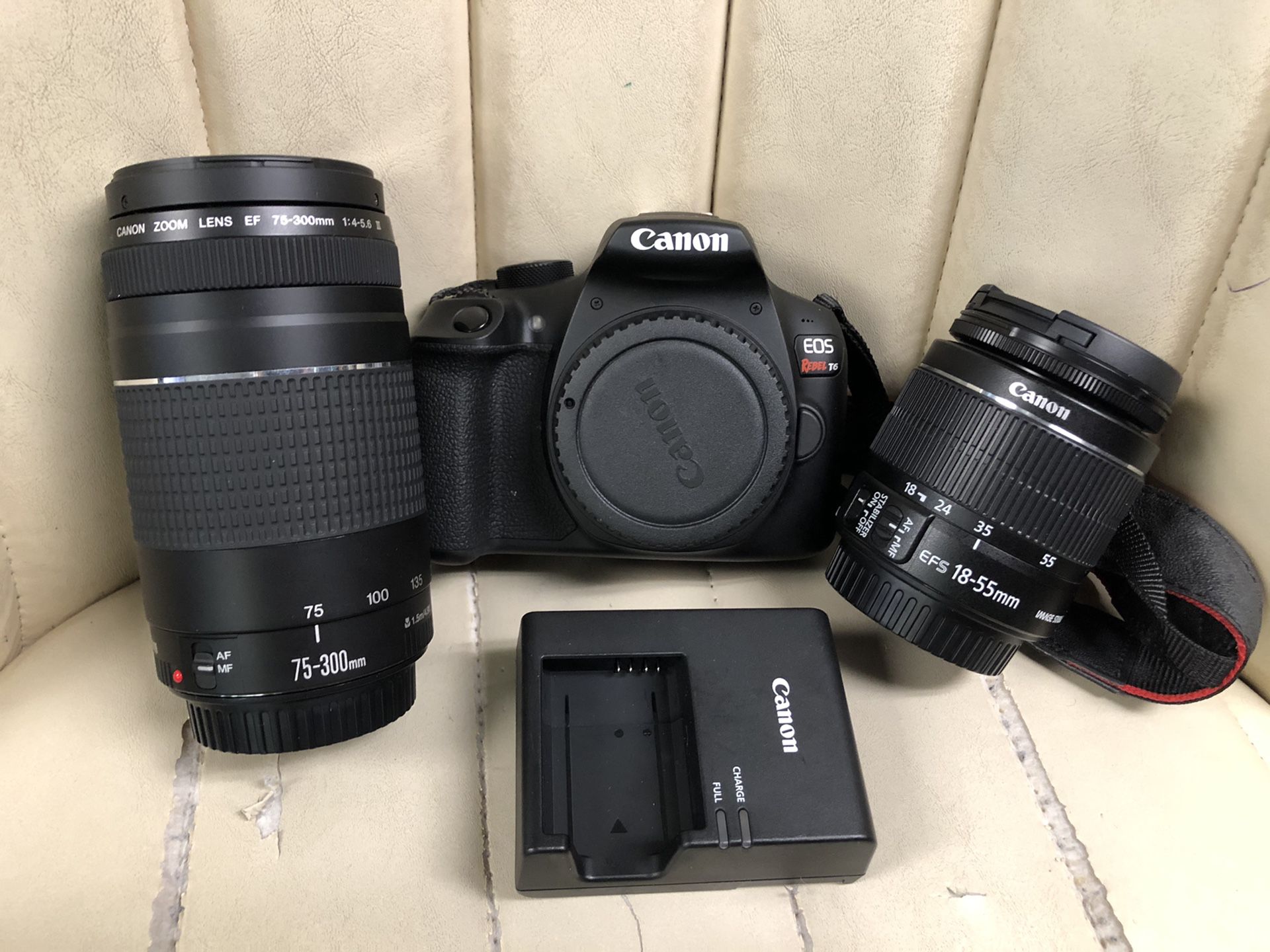 Canon Rebel T6 bundle digital camera