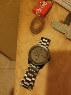 Flat black nixon watch. 100 obo