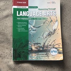 GED. LANGUAGE ARTS BOOK