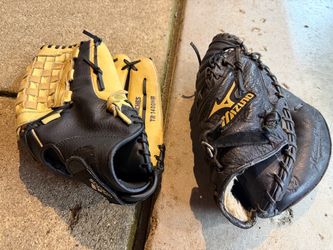 Adidas and Mizuno Baseball Gloves – Lot of 2