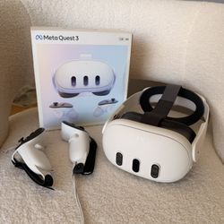 Meta Quest 3 128GB + Elite Strap + More