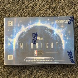 2025-26 Topps Midnight Basketball NBA Hobby Box