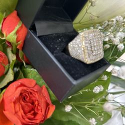 Men's Big Ring All Diamonds 1299$