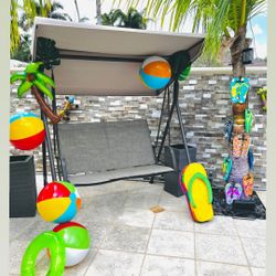 HAWAIIAN 🌺 POOL PARTY DECORATION