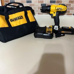 Dewalt 1/2” Cordless Drill-Battery-Charger And Bag