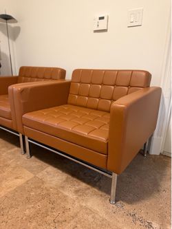 Leather chairs