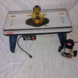 Ryobi R163 Fixed Base Router (With Routing Table And Router Bag) 120v 8.5a 25000 RPM