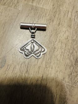 925 ANTIQUE REAL SILVER PIN BEATIFUL PERFECT CONDITION