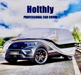 SUV Car Cover 10 Layers Custom Fit for Ford Explorer (2006- 2025), Waterproof All Weather for Automobiles, Outdoor Full Cover Sun NEW Retails $89.99