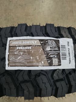 Brand New Tires (1) Pegasus MTX (35x12.50R17LT) (Single) ($175)