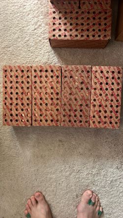 Sealed penny boxes.