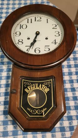 School House Regulator Clock
