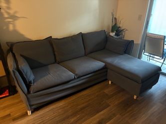 Gray Sectional Sofa with Chaise