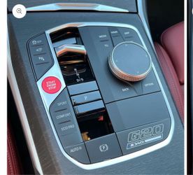 BMW G20 M340i Interior Center Console Decals