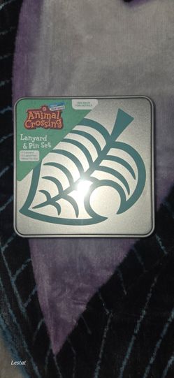 Animal Crossing lanyard and pin set