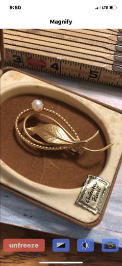 Vintage Culture Pearl Brooch