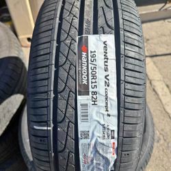195/50R15 Set Of 4 Hankook Ventus V2 New Tires 