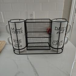 Coffee Cups With Pods Holder 