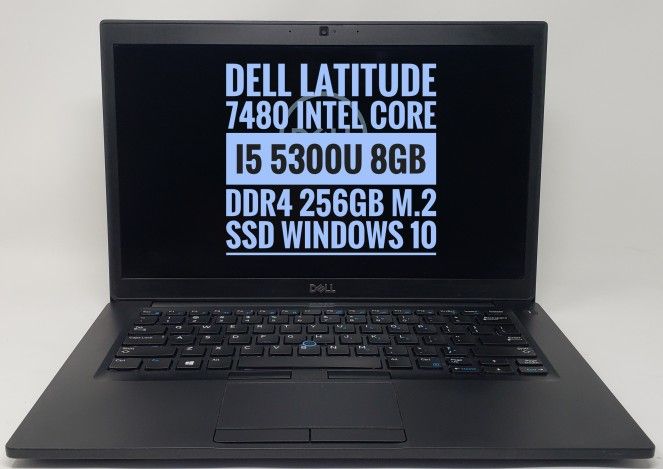 Dell 7480 Windows 10 notebook