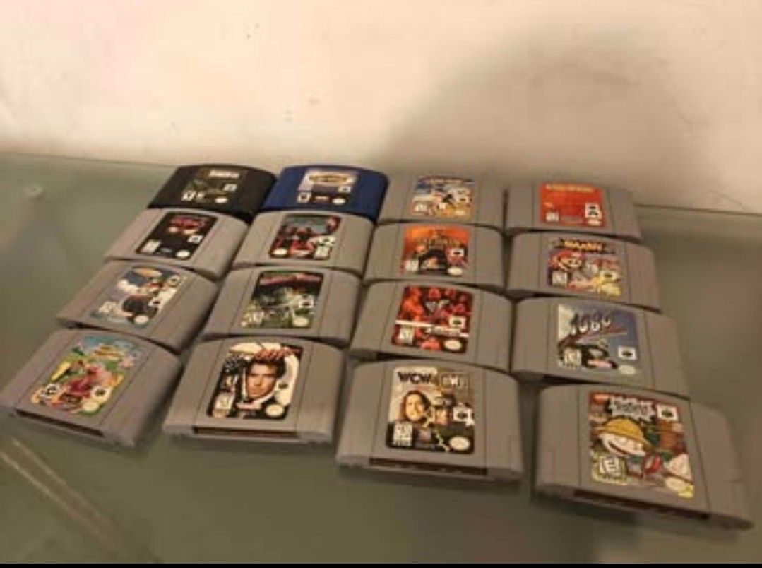 16 Nintendo 64 Games Lot