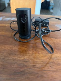 Ring Indoor Security Camera with Power Adapter – Works Great