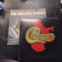 Chicago  + THE ROLLIN STONES VINYLS