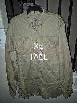CARHARTT FRC KHAKI BUTTON UP SHIRT