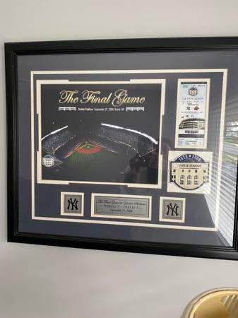 Yankees Final Game Plaque