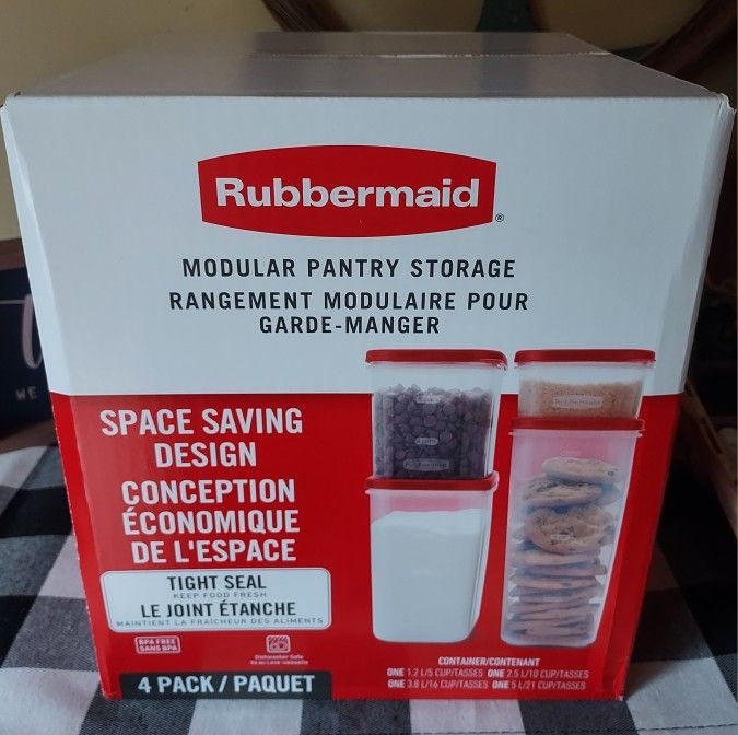 Rubbermaid Modular Pantry Storage 8 Piece Set NEW
