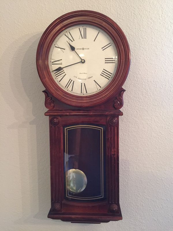 Howard Miller Dual Chime 77th Anniversary Edition Clock Howard Miller Dual Chime 77th Anniversary Edition Clock Collectibles In Victorville Ca Offerup