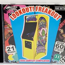 Vintage 2000 Lookout! Freakout: 2000 Sampler Compilation CD 24 Tracks 21 Bands. This image shows the lookout! Freakout: 2000 Sampler Compilation CD. I