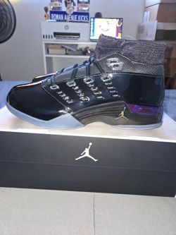Air Jordan 17 Low Black Patent Size 10.5M DS
