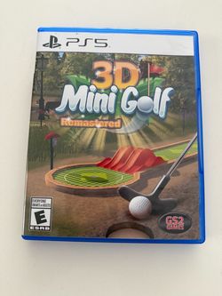 The GS2 Games 3D Mini Golf Remastered for PS5 is a sports video game focused on golf, suitable for all ages with an E rating. Developed by GS2 Games, 