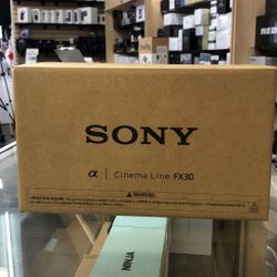 Sony Fx30 Digital Cinema Camera 