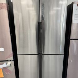 33 Inches Wide Counter Depth 4-door Refrigerator 