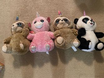 4 Plush Toys