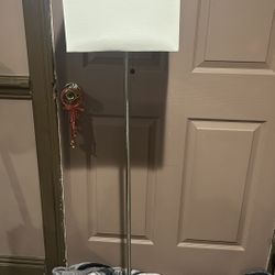 58” Tall Floor Lamp, Square Shade 