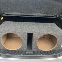 DUAL 12" PORTED HEAVY-DUTY SUBWOOFER ENCLOSURE WOOFER BOX 