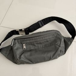 Prada Nylon Belt Bag - Gray