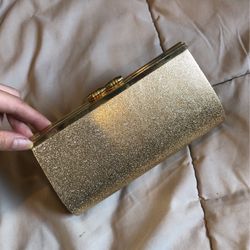 Gold Clutch Purse