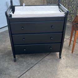 Wooden Changing Table Dresser