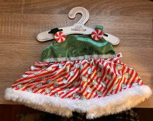 Sanrio Hello kitty Build-A-Bear Holiday Dress - New with tags!!
