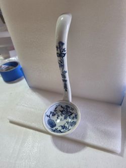 Blue Danube porcelain ladle