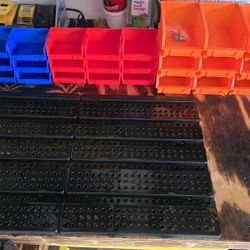 Wall Mount Parts Rack