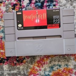 Final Fantasy II game Super Nintendo 