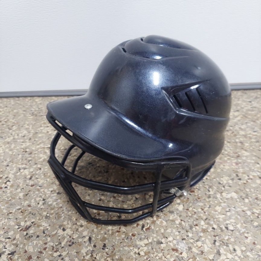 Rawlings Metalic Blue Baseball Batting Helmet Size 6.5-7.5