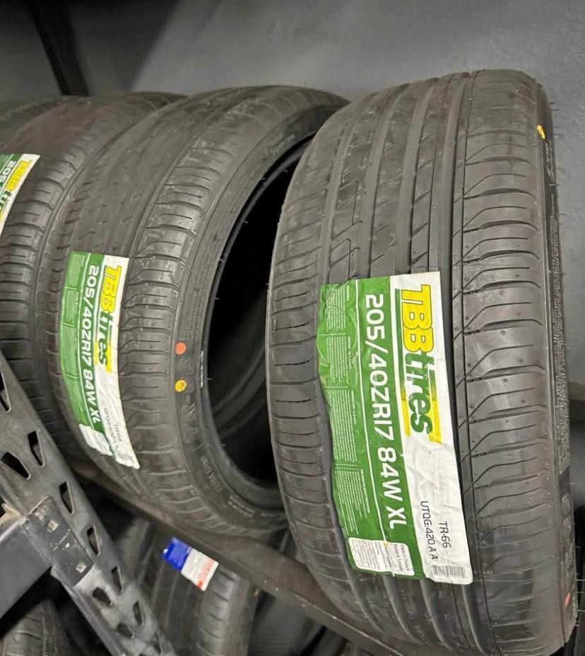 205/40ZR17 Set 4 TBB New Tires 