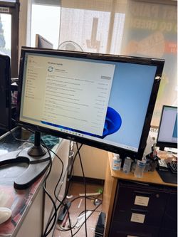 2x ASUS VS247H-P 24” Full HD LED Monitors w/ Stands – HDMI, DVI, VGA – Tested