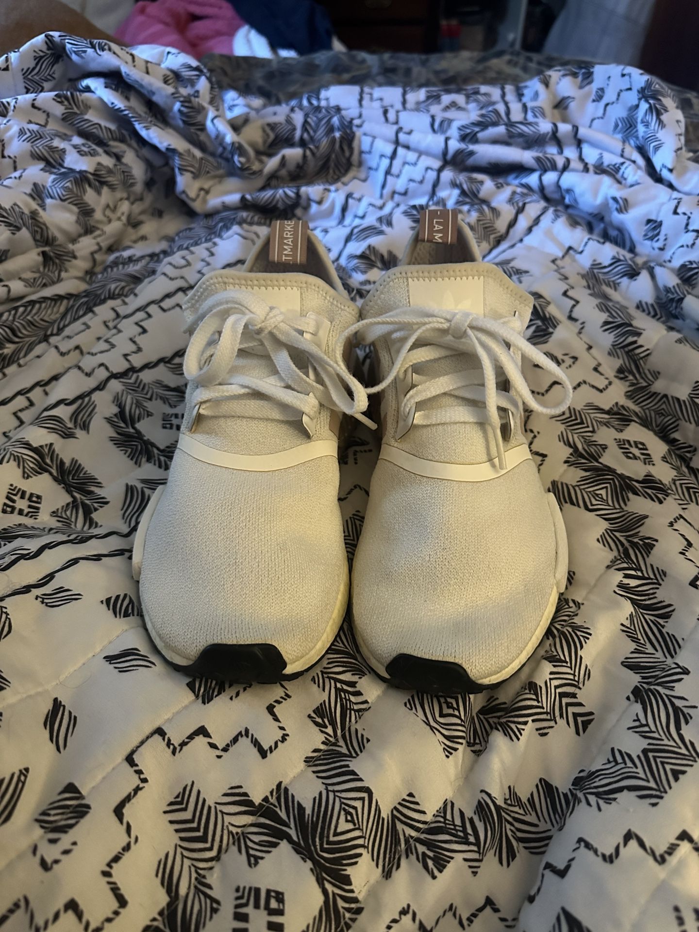 Adidas NMD R1 White Ash Pearl Women's Running Shoes
